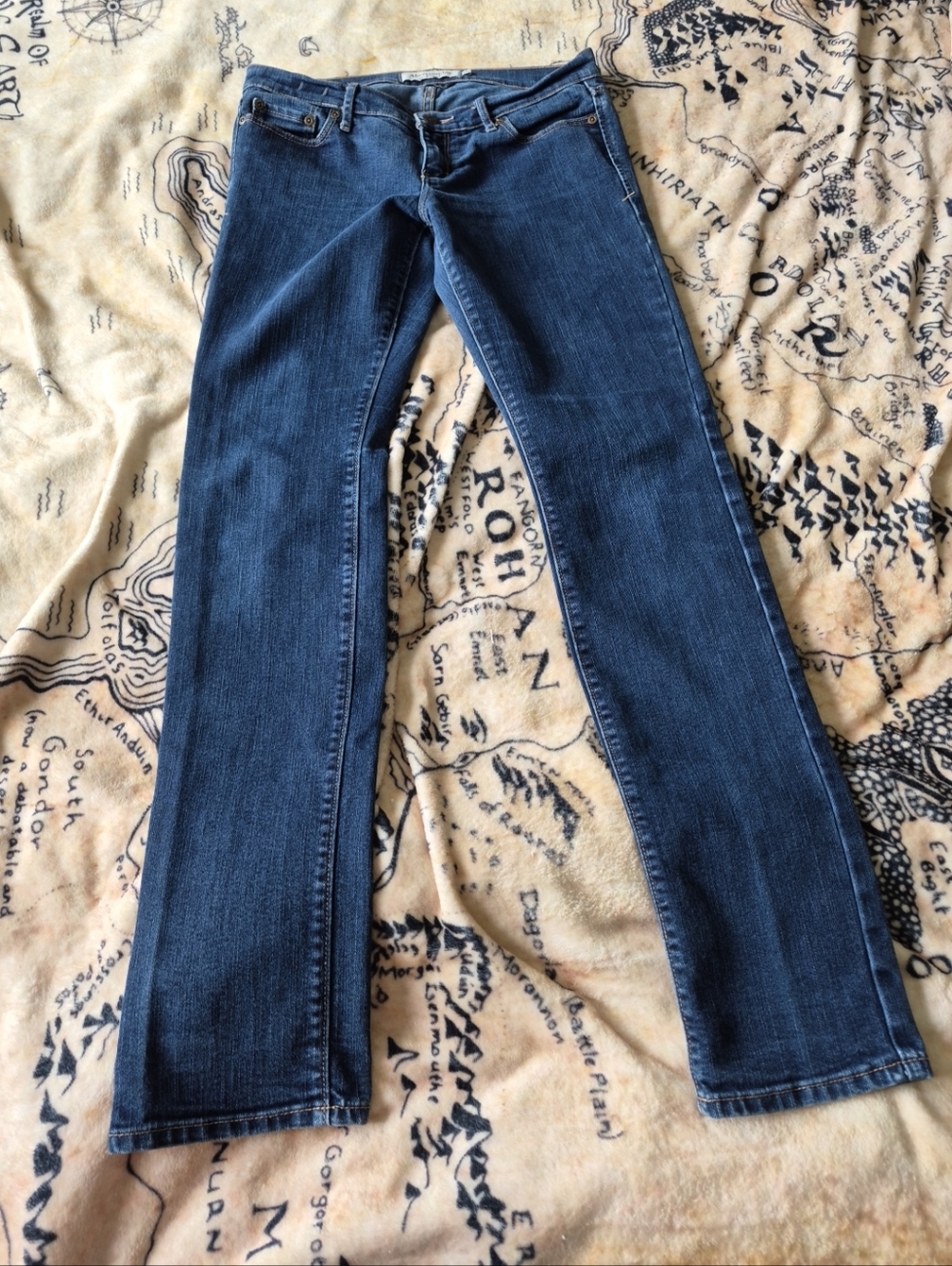 Abercombie & Fitch Size 4 Regular Erin Blue Jeans Stretch